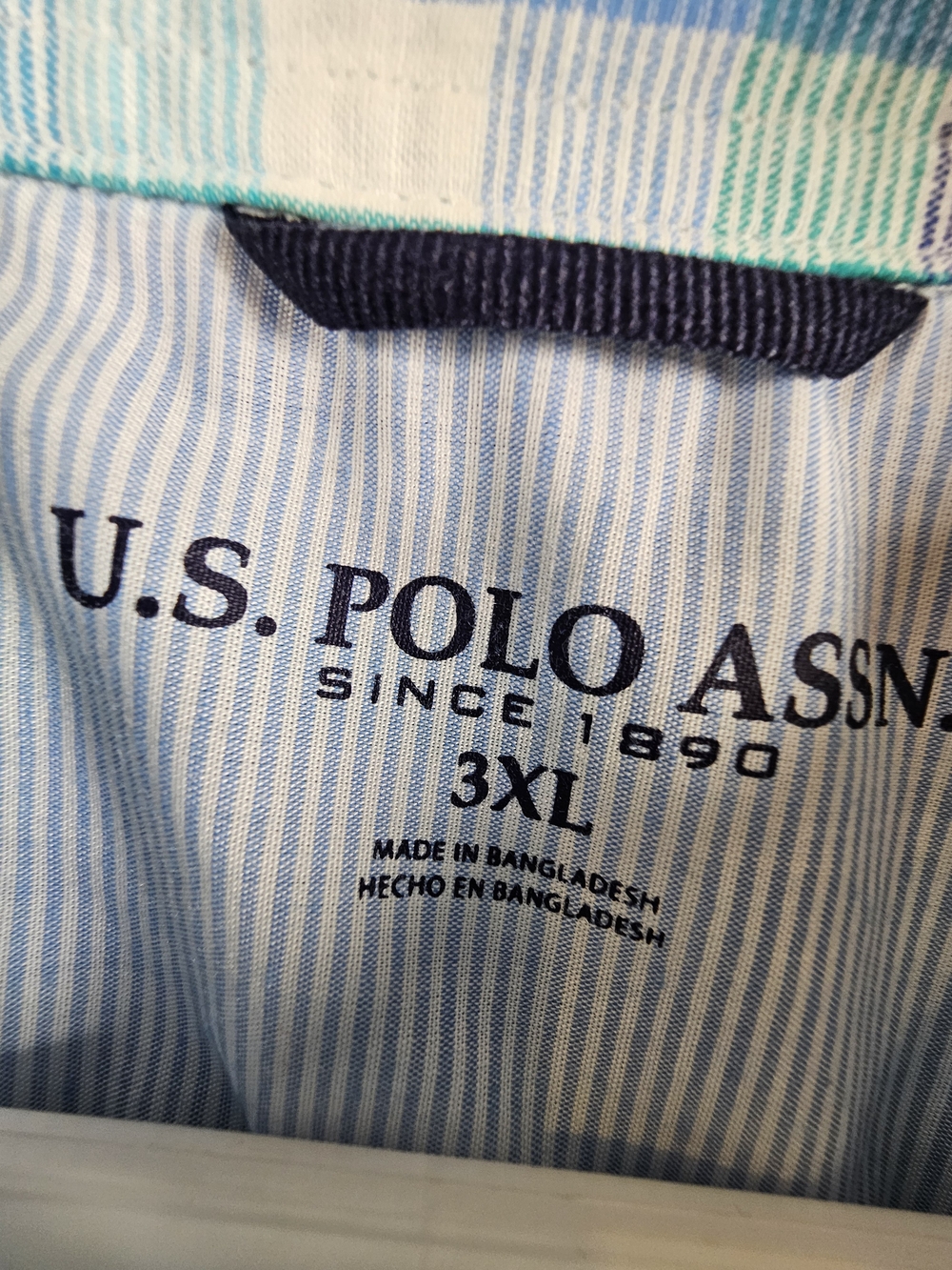 Polo by Ralph Lauren Blue & Green Plaid Short-Sleeve Button-Down Shirt - Picture 6 of 6